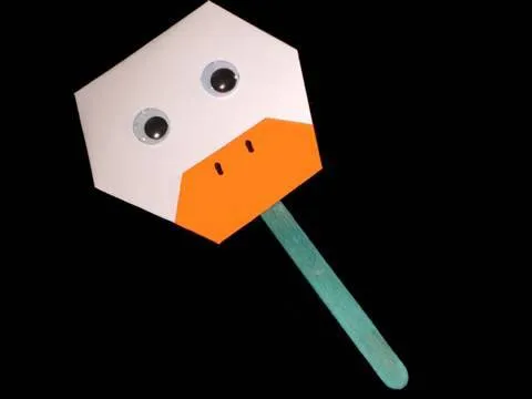 Manu-Gami Manualidades de papel: Pato - YouTube