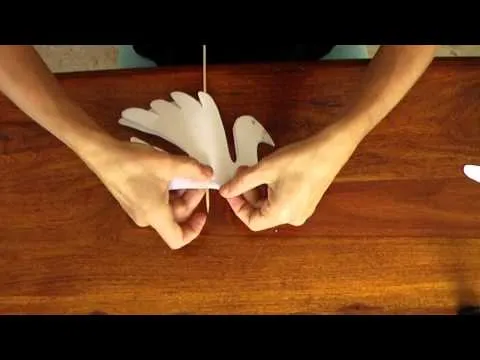 Paloma que mueve las alas | Manualidades con papel, manualidades ... Paloma que mueve las alas | Manualidades con papel, manualidades ...
