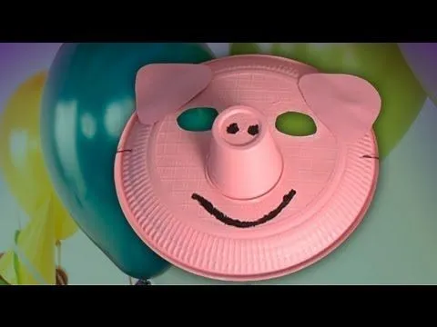 Máscara de cerdo. Disfraces para carnaval - YouTube Máscara de cerdo. Disfraces para carnaval - YouTube