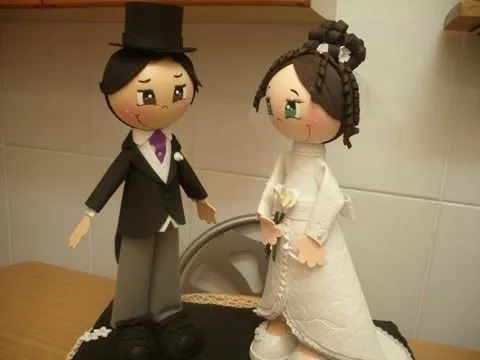 Novios fofuchos patrones - Imagui