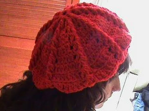 1 DE 3 COMO TEJER GORRO BOINA MEDIANA GANCHILLO CROCHET - YouTube