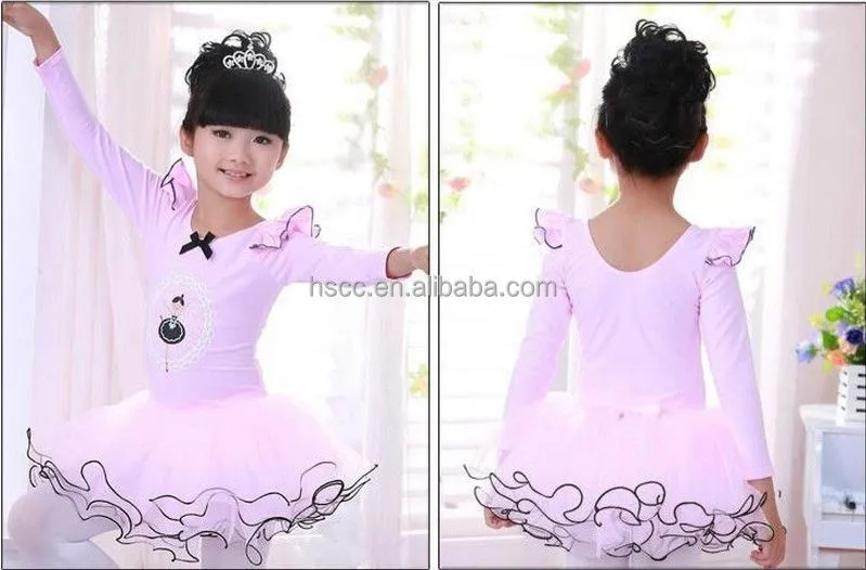 Hscc 01322 de manga larga del niño danza del tutú del Ballet ...