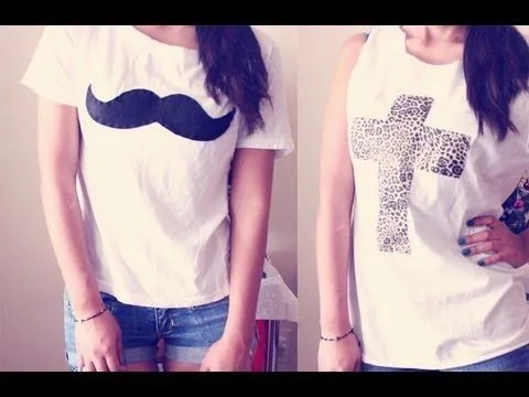 HTM: Camisa con forma cruz y bigote - YouTube