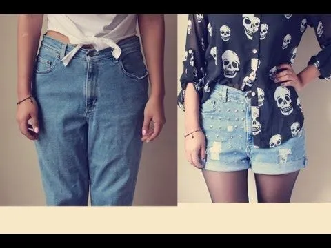 HTM: Convierte tu pantalon grande a un short rasgado - YouTube HTM: Convierte tu pantalon grande a un short rasgado - YouTube