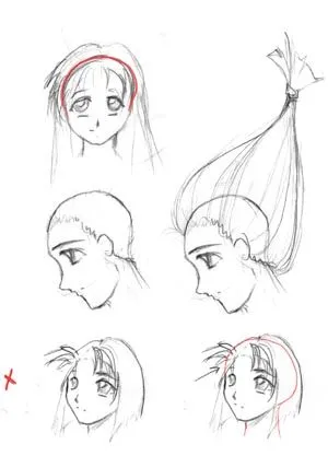 http://www.dibujando.net - tutoriales - Pelo (