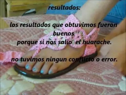 huarache con anillas de lata e hilo nylon. - YouTube