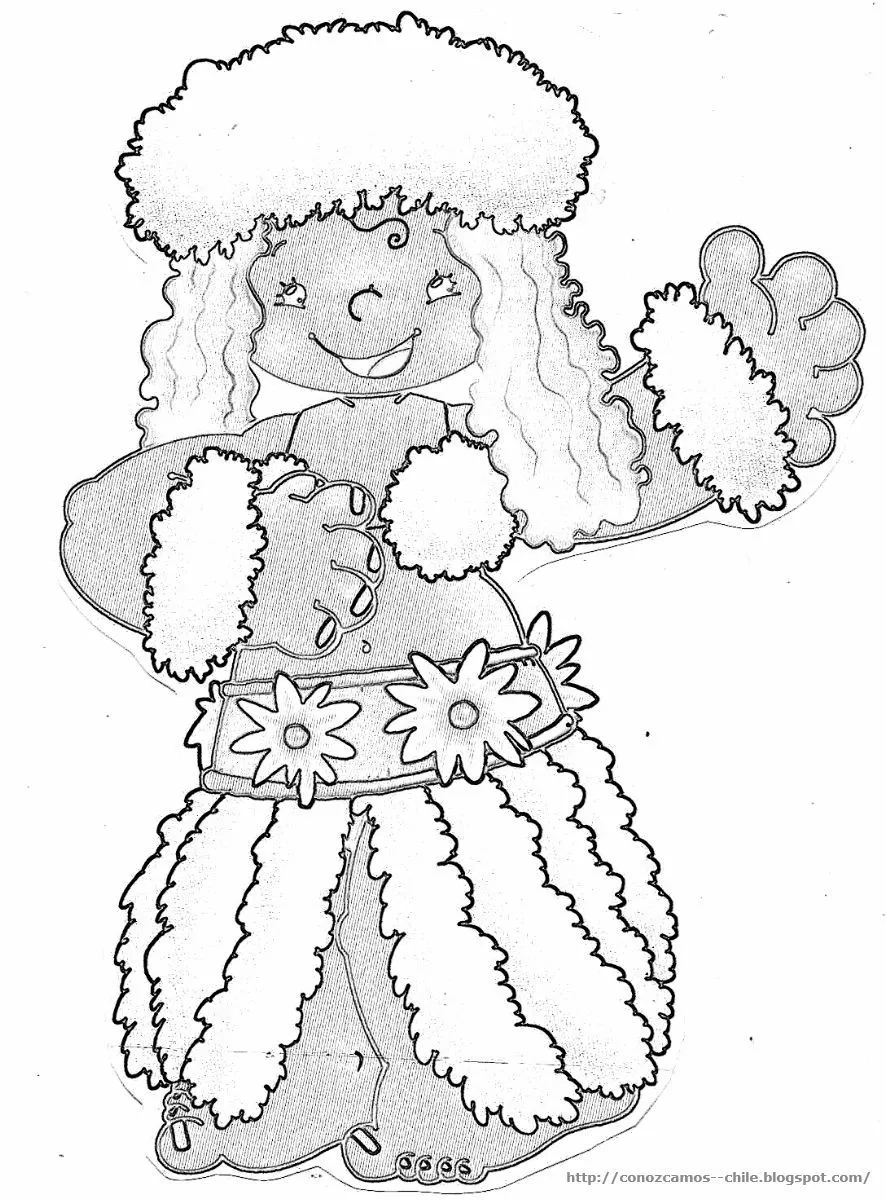Huaso chileno para colorear fiestas patrias | Colorear Huaso chileno para colorear fiestas patrias | Colorear