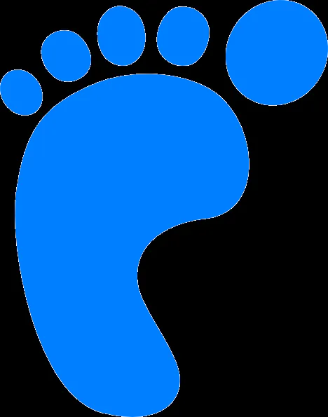 Moldes huellas de pies de bebés - Imagui