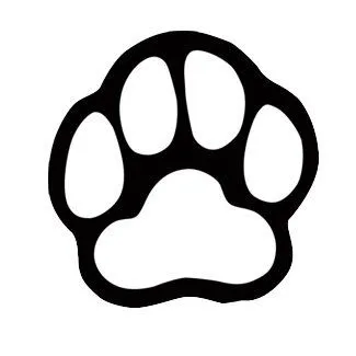 Huellas de perro para colorear - Imagui