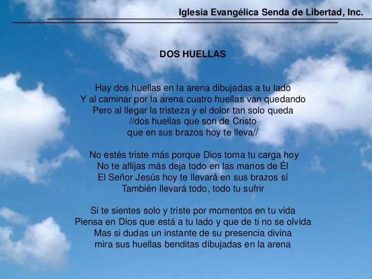 Las huellas en la arena poema - Imagui