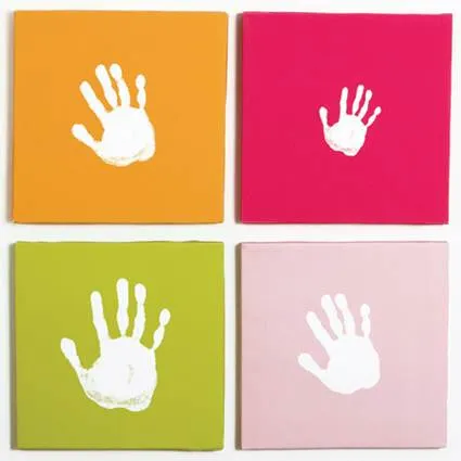 Huellas para el día de la madre - Decoracion - EstiloPeques Huellas para el día de la madre - Decoracion - EstiloPeques