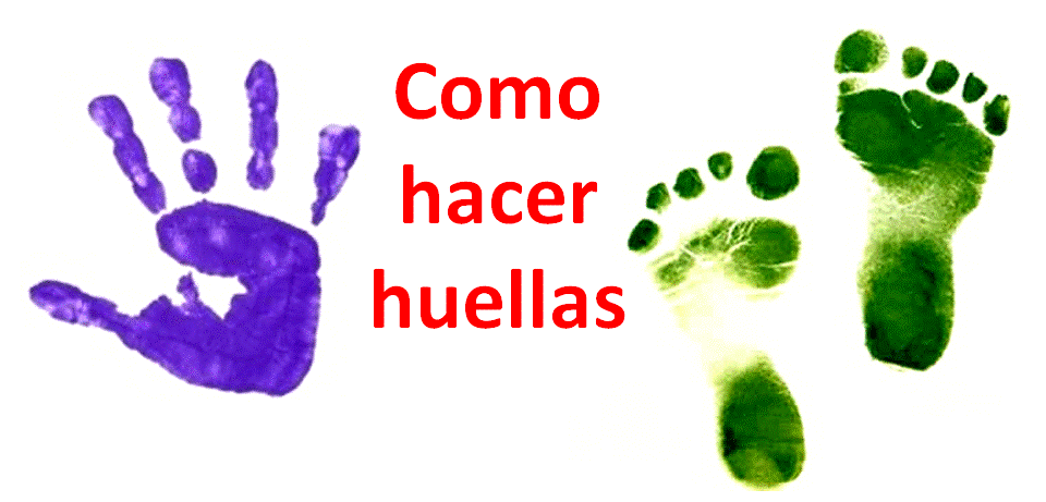 Huellas de manos para colorear - Imagui