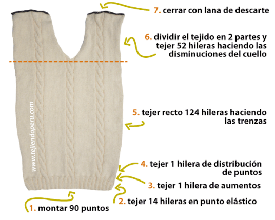 Chompa para hombre - Tejiendo Perú...