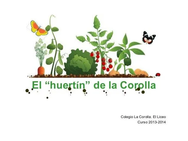 El huertín de La Corolla. En el Jardín Animado siguen pasando cosas. El huertín de La Corolla. En el Jardín Animado siguen pasando cosas.