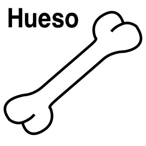 Huesitos de perro para colorear - Imagui