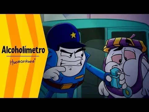 Huevocartoon: Policias alcoholímetro - YouTube