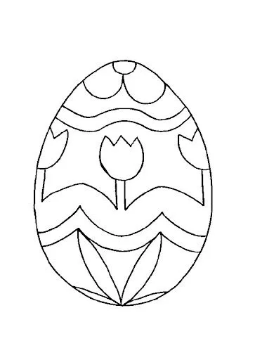 HUEVOS DE PASCUA PARA COLOREAR