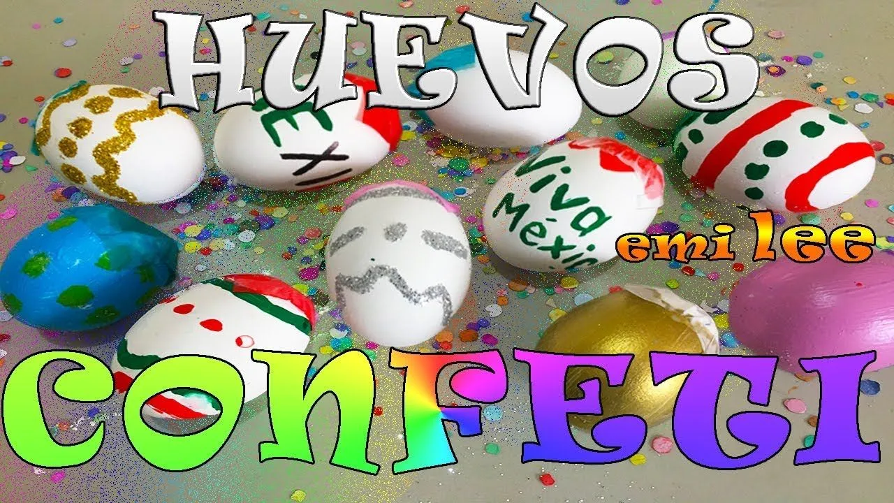 HUEVOS RELLENOS DE CONFETI - EO058 - YouTube HUEVOS RELLENOS DE CONFETI - EO058 - YouTube