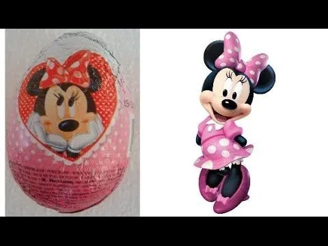 Huevos sorpresa Minnie Mouse Kinder - YouTube Huevos sorpresa Minnie Mouse Kinder - YouTube