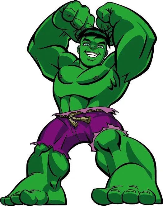 Hulk bebé caricatura - Imagui