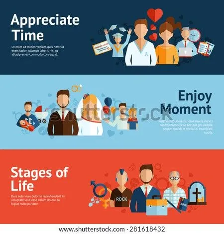 Human Life Stages Precious Moments Of Graduation Marriage And ...