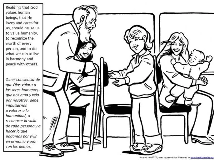 El valor de lo humano: páginas para pintar – Human Value Coloring Pages – Free Kids Stories El valor de lo humano: páginas para pintar – Human Value Coloring Pages – Free Kids Stories