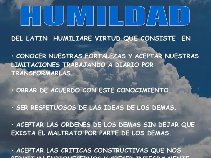 Humildad
