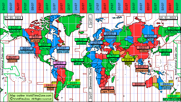 HUSOS HORARIOS | MATEMÁTICAS EN TU AULA