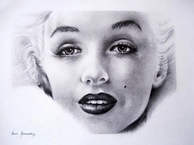 Marilyn monroe dibujada - Imagui