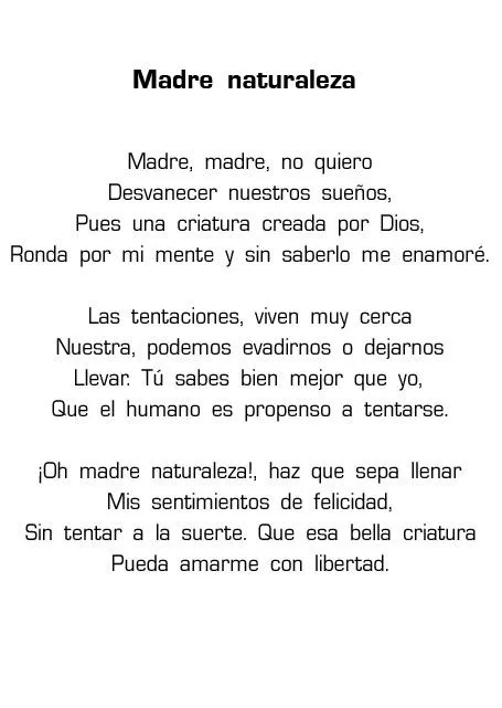 I'm smile: Poema sobre medio ambiente