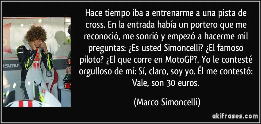 Hace tiempo iba a entrenarme a una pista de cross. En la entrada ... Hace tiempo iba a entrenarme a una pista de cross. En la entrada ...