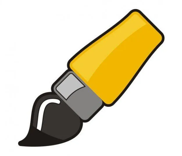 Icono de dibujos animados cepillo | Descargar Vectores gratis Icono de dibujos animados cepillo | Descargar Vectores gratis