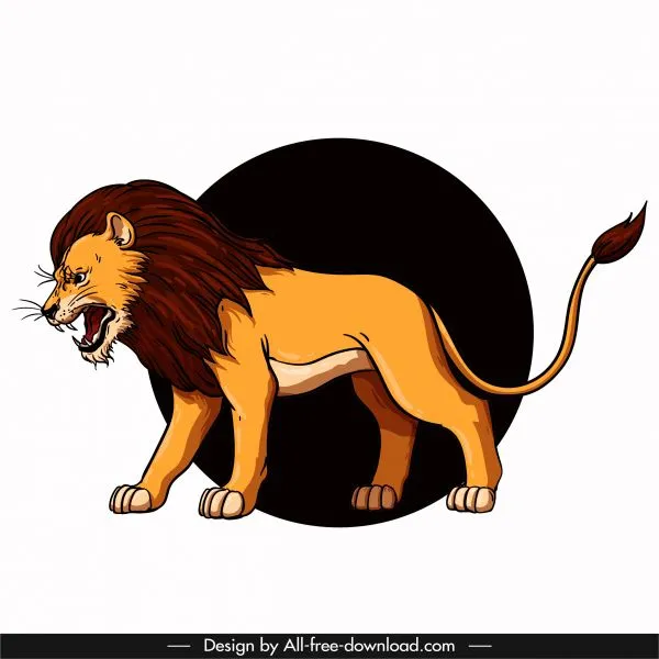 Icono León Agresivo Boceto Diseño De Dibujos Animados De Color-icono De Vector-vector Libre Descarga Gratuita Icono León Agresivo Boceto Diseño De Dibujos Animados De Color-icono De Vector-vector Libre Descarga Gratuita
