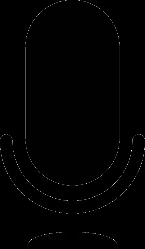 Icono de un micrófono en negro | Imagenes Sin Copyright Icono de un micrófono en negro | Imagenes Sin Copyright