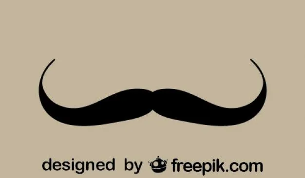 Icono negro de bigote | Descargar Vectores gratis Icono negro de bigote | Descargar Vectores gratis