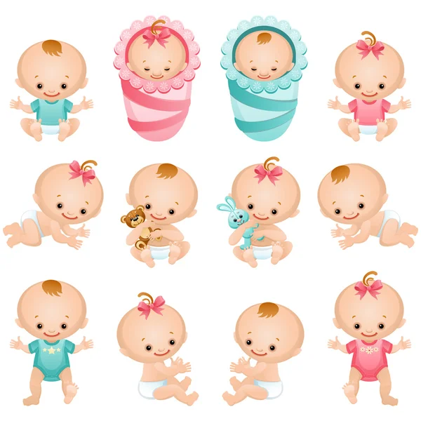 Iconos baby — Vector stock © Jut_13 #11564277
