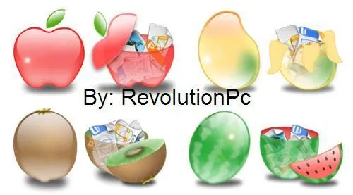 Iconos de Frutas para la Papelera de Reciclaje - REVOLUTION PC Iconos de Frutas para la Papelera de Reciclaje - REVOLUTION PC