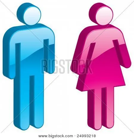 Vectores y fotos en stock de Vector hombre & mujer - 3D icono ... Vectores y fotos en stock de Vector hombre & mujer - 3D icono ...