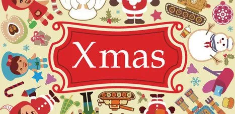 Iconos Navideños Tiernos | Vectores Grat... Iconos Navideños Tiernos | Vectores Grat...