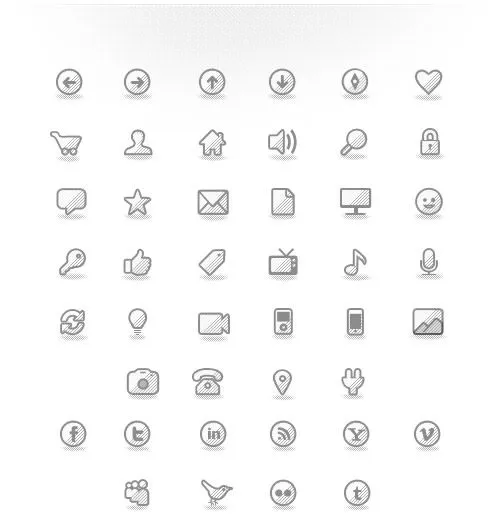 Iconos con texturas gratis - Kabytes