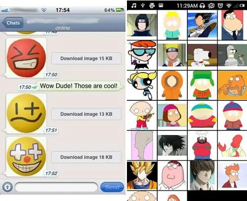 Iconos para WhatsApp divertidos en Android con estas apps