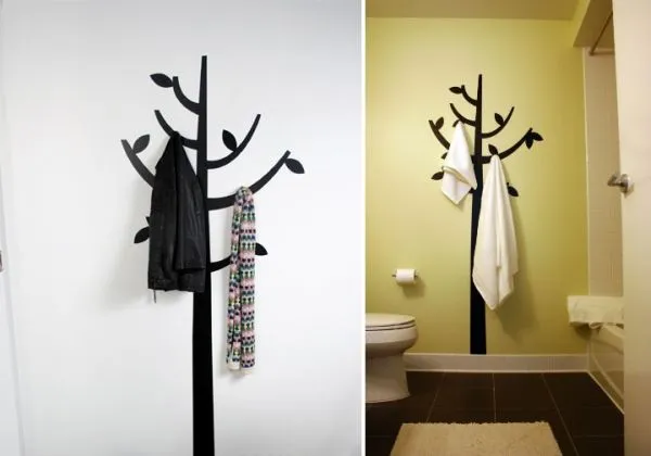 Idea para decorar una habitación infantil. Dibujar arboles en las ...