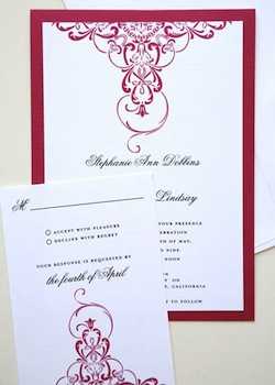 ... idea del uso de grecas , ahora sobre un lado de la invitación ... idea del uso de grecas , ahora sobre un lado de la invitación