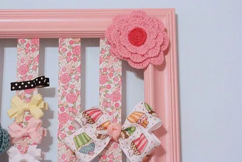 Idea para organizar los accesorios del pelo > Decoracion Infantil ... Idea para organizar los accesorios del pelo > Decoracion Infantil ...