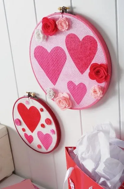Una idea redonda para San Valentín - Guía de MANUALIDADES Una idea redonda para San Valentín - Guía de MANUALIDADES