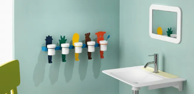 Una buena idea: soportes para vasos de cepillos de dientes de ... Una buena idea: soportes para vasos de cepillos de dientes de ...