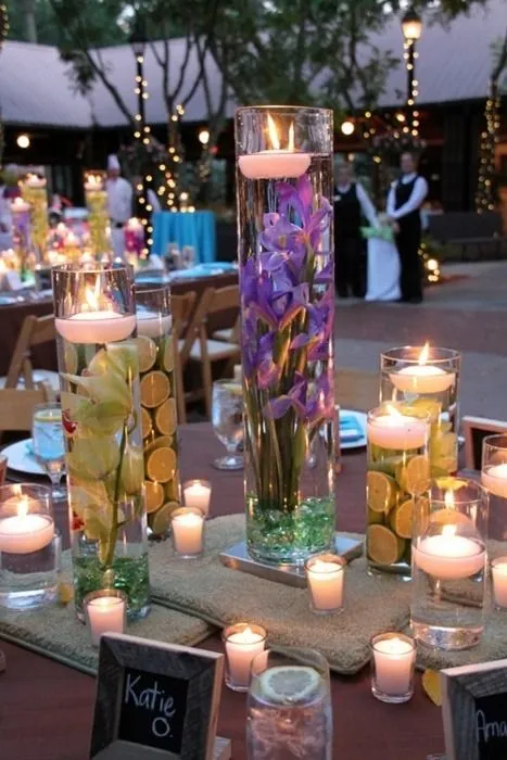 Es ideal para preparar una linda cena en tu terraza, a la luz de estas ...