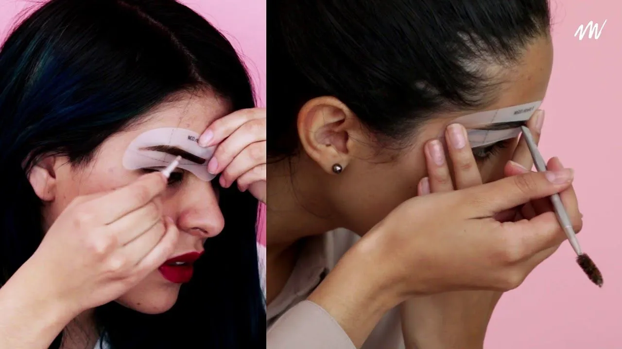 Buena idea/Mala idea: moldes para cejas - YouTube Buena idea/Mala idea: moldes para cejas - YouTube