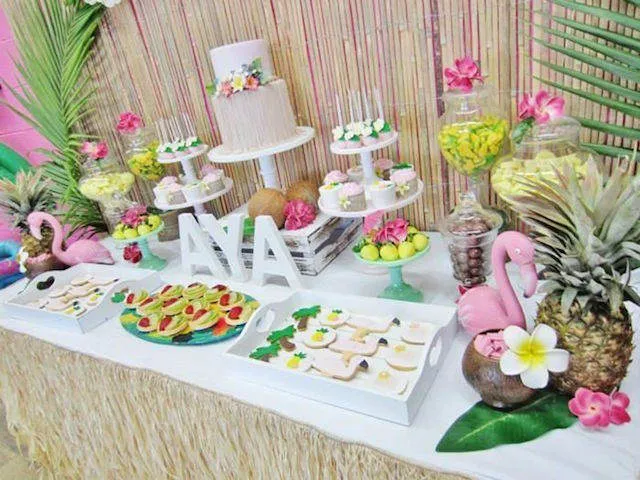 Ideas para baby shower temático de Hawaii