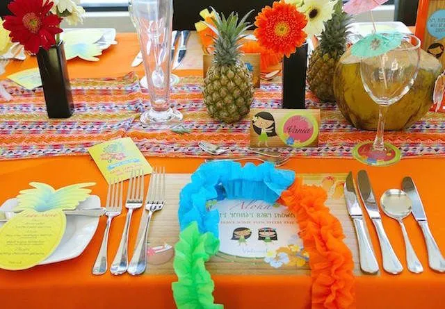 Ideas para baby shower temático de Hawaii